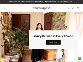 menaalpret.com homepage screenshot