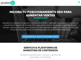 'postedin.com' screenshot