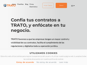 'trato.io' screenshot