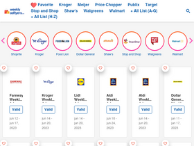'weeklyadflyers.com' screenshot