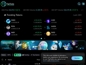 'taptools.io' screenshot