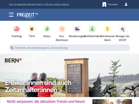 'freizeit.ch' screenshot