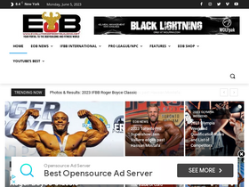 'evolutionofbodybuilding.net' screenshot