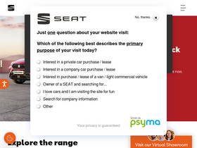 'seat.co.uk' screenshot