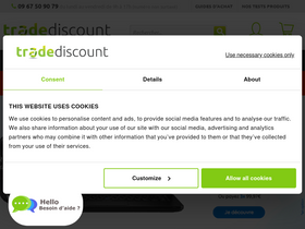 'tradediscount.com' screenshot
