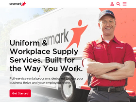 'aramarkuniform.com' screenshot