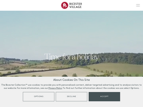 'bicestervillage.com' screenshot