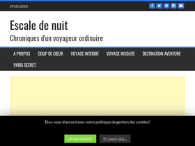 'escaledenuit.com' screenshot