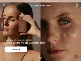 Avocadozinc homepage screenshot