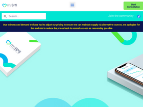 'my-bmi.co.uk' screenshot