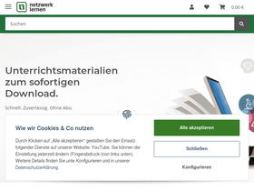 'netzwerk-lernen.de' screenshot