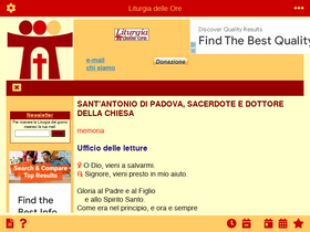 'liturgiadelleore.it' screenshot