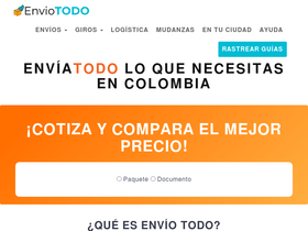 'enviotodo.com.co' screenshot