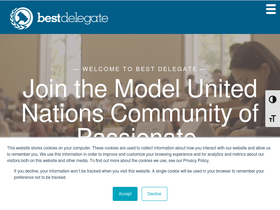'bestdelegate.com' screenshot