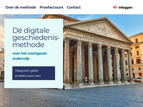 'tijdvoorgeschiedenis.nl' screenshot