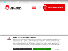 'arcadiamedical.ro' screenshot