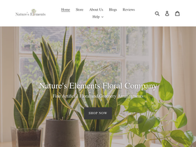 natureselements.com homepage screenshot
