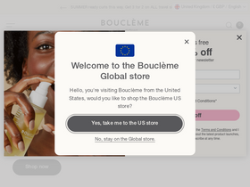 'boucleme.co.uk' screenshot