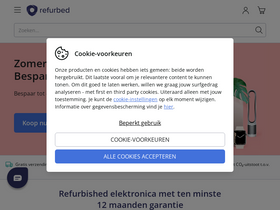 'refurbed.nl' screenshot