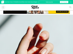 'coupdepouce.com' screenshot