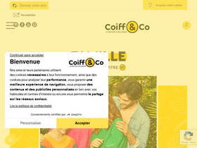 'coiffandco.com' screenshot