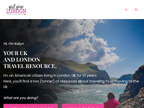'girlgonelondon.com' screenshot