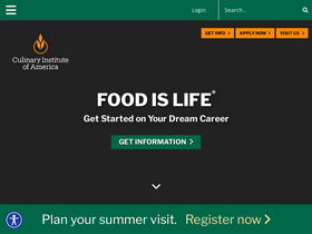 'ciachef.edu' screenshot