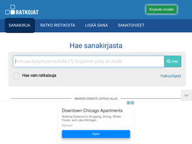 'ratkojat.fi' screenshot