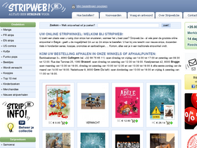'stripweb.be' screenshot