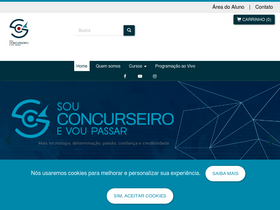 'souconcurseiroevoupassar.com' screenshot