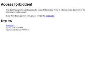 'bashgf.ru' screenshot