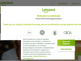 'lottoland.eu' screenshot