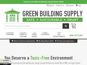 'greenbuildingsupply.com' screenshot