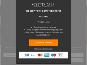 'scottsdalegolf.co.uk' screenshot