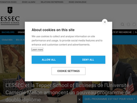'essec.fr' screenshot