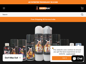 samuraipaint.in homepage screenshot