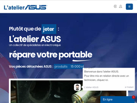 'forum-des-portables-asus.fr' screenshot