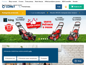 'comet.hr' screenshot