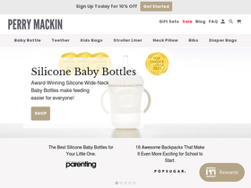 perrymackin.com homepage screenshot