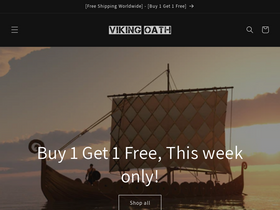 Vikingoath homepage screenshot