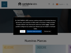 'cantabrialabs.es' screenshot