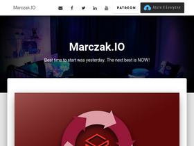 'marczak.io' screenshot