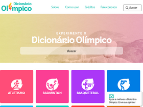 'dicionarioolimpico.com.br' screenshot