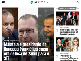 'jmnoticia.com.br' screenshot