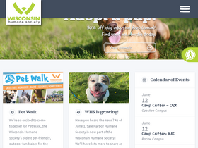 'wihumane.org' screenshot