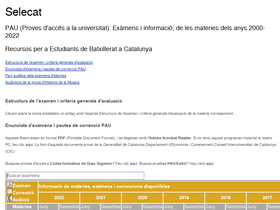 'selecat.cat' screenshot