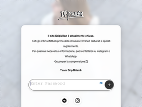Dripmilan homepage screenshot