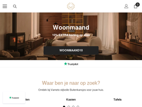 Vameto homepage screenshot