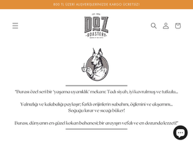 doz.coffee homepage screenshot
