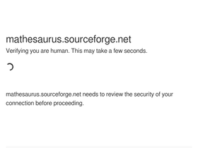 mathesaurus.sourceforge.net